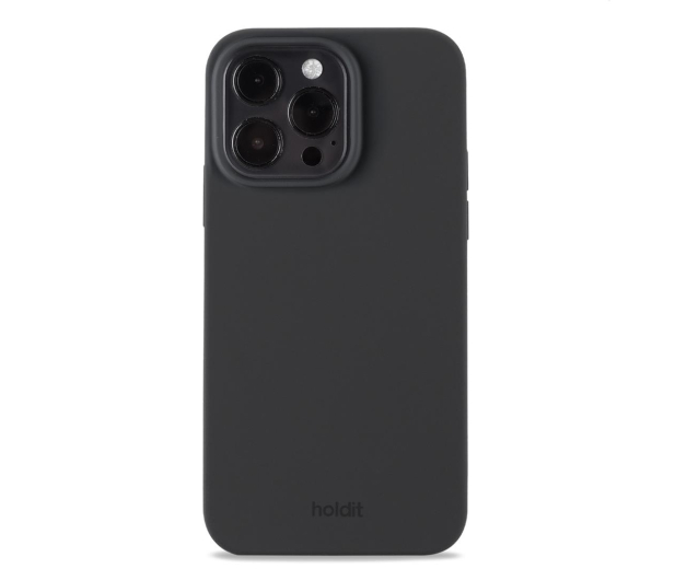 Holdit Silicone Case iPhone 14 Pro Max Black - 1148644 - zdjęcie